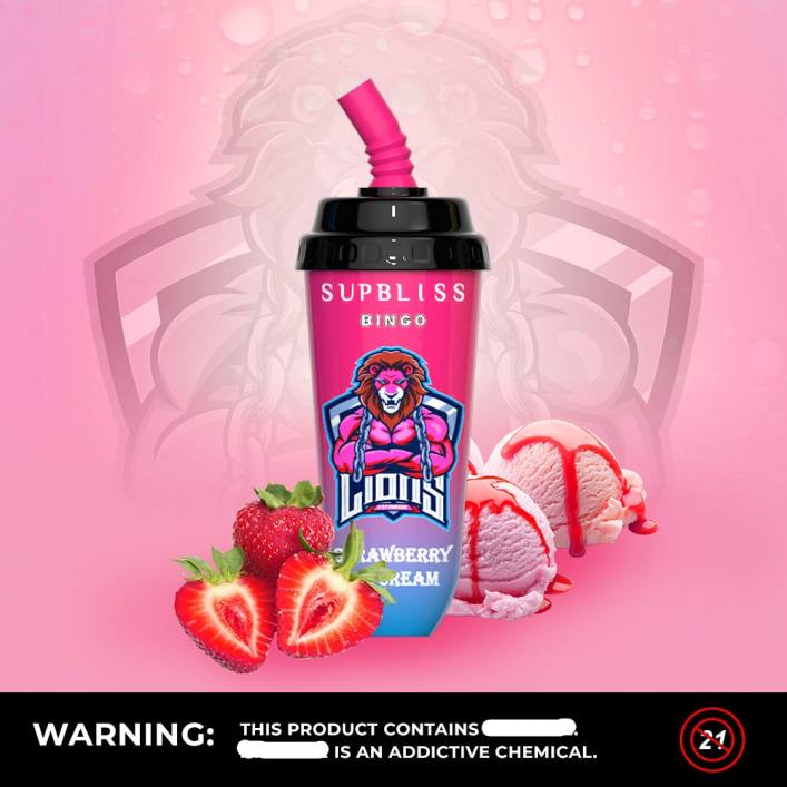 Fumot RandM Vape | RandM Supbliss Bingo 00P2260 8000 Vape-Pod-Gerät 1 Stk rosa Zitrone